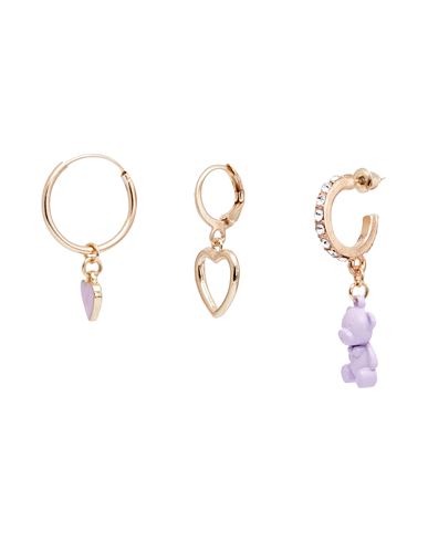 8 By Yoox Pendant Earring Set Woman Earrings Gold Size - Metal, Glass
