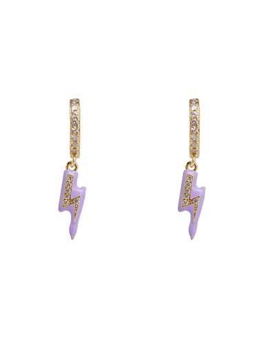 8 By Yoox Woman Earrings Light Purple Size - Metal, Glass