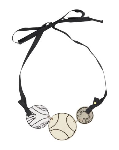 Marni Woman Necklace White Size - Textile Fibers