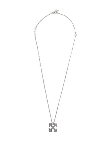 Shop Off-white Man Necklace Dove Grey Size - Brass