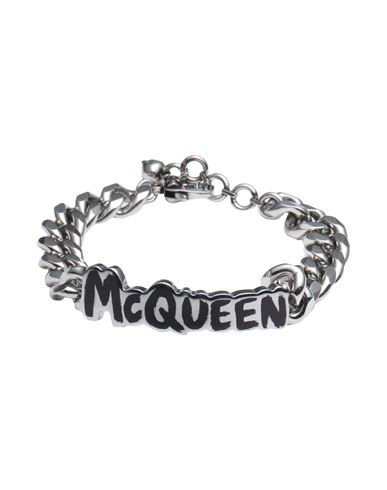 Alexander Mcqueen Man Bracelet Silver Size - Brass