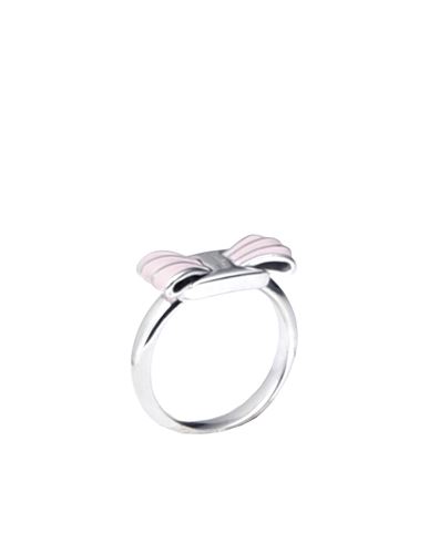 Ferragamo Woman Ring Pink Size 6 Silver