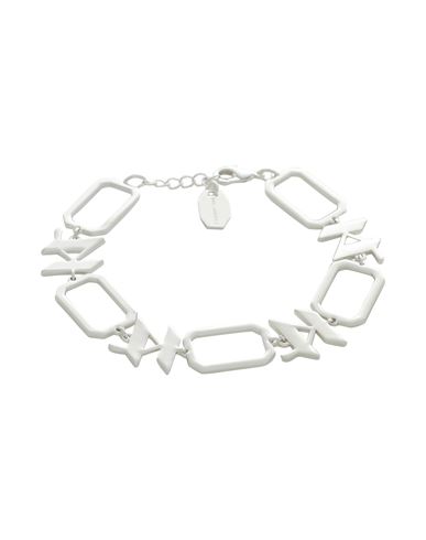 Karl Lagerfeld, K/Monogram Pavé Chain Bracelet, Woman, Silver, Size: One Size