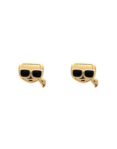 Karl Lagerfeld K/ikonik Karl Stud Earrings Woman Earrings Gold Size - 925/1000 Silver