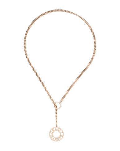 Karl Lagerfeld K/circle Logo Archive Necklace Woman Necklace Gold Size - Brass