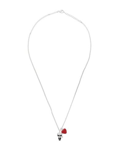 Karl Lagerfeld K/ikonik Heart Necklace In Silver