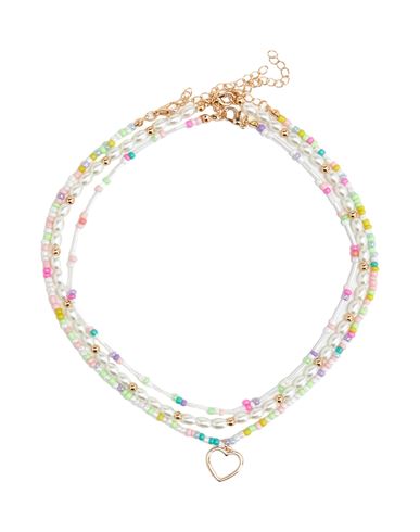 8 By Yoox Woman Necklace White Size - Plastic, Metal