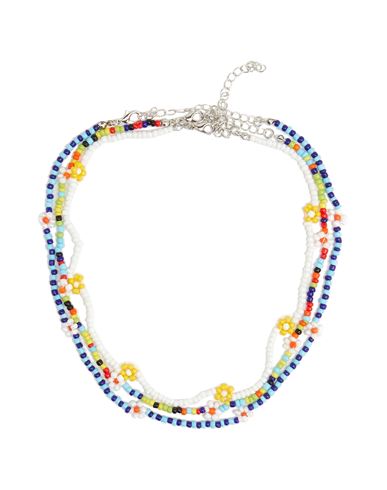 8 By Yoox Woman Necklace White Size - Plastic, Metal