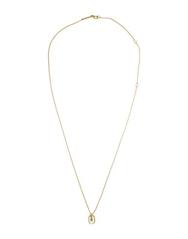 P D Paola Mini Letter Q Necklace Woman Necklace Gold Size - 925/1000 Silver, Zirconia