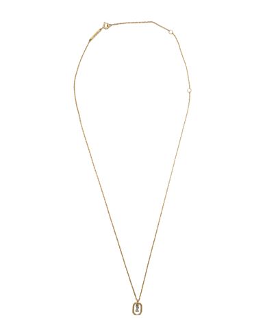 P D Paola Mini Letter Z Necklace Woman Necklace Gold Size - 925/1000 Silver, Zirconia