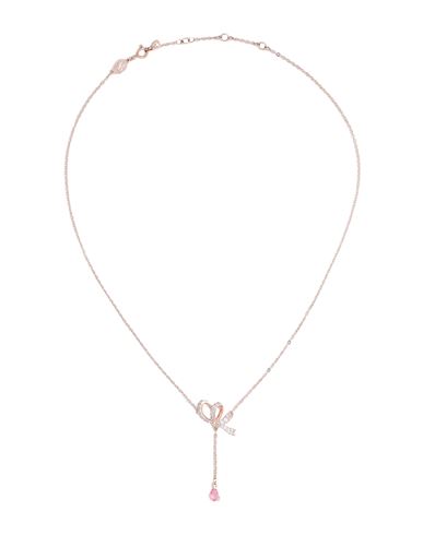 Swarovski Volta Y Pendant, Bow, Pink, Rose Gold-tone Plated Woman Necklace Pink Size - Metal, Swarov
