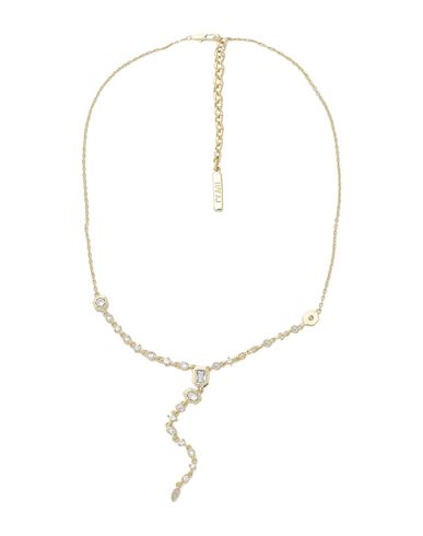 Luv Aj Stellar Bezel Lariat- Gold Woman Necklace Gold Size - Metal, 585/1000 Gold Plated
