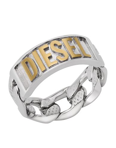 Diesel Ring Man Ring Silver Size 9 Stainless Steel