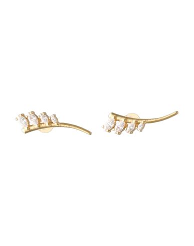 P D Paola Aqua Earrings Woman Earrings Gold Size - 925/1000 Silver, 750/1000 Gold Plated, Zirconia