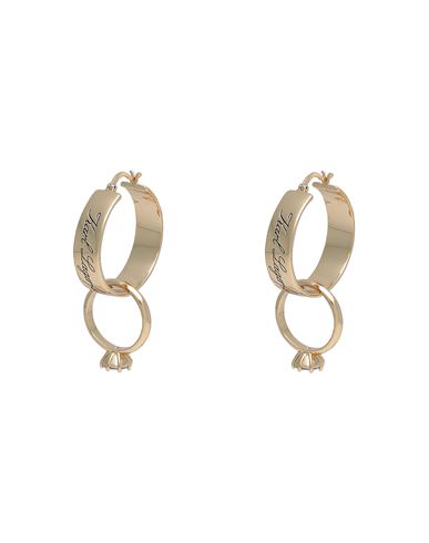 Karl Lagerfeld Hotel Karl Hoop Earrings Woman Earrings Gold Size - Brass, Glass