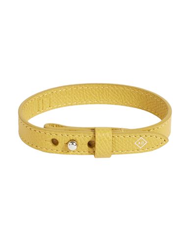Dunhill Man Bracelet Ocher Size - Leather In Yellow
