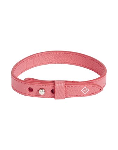 Dunhill Man Bracelet Coral Size - Leather In Red