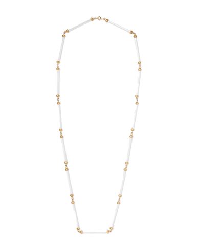 1064 Studio Woman Necklace White Size - Brass, Plastic