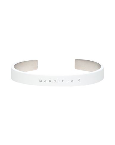 Mm6 Maison Margiela Woman Bracelet White Size S Brass