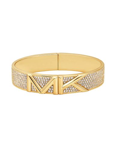 Michael Kors Women's Premium 14k Gold-plated & Cubic Zirconia Mk Bangle