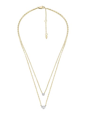 Fossil Sadie Woman Necklace Gold Size - Stainless Steel