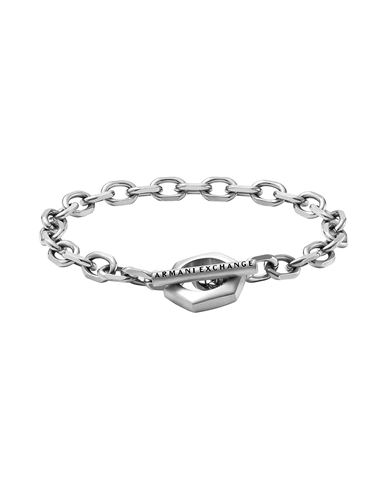 Armani Exchange Woman Bracelet Silver Size - Stainless Steel