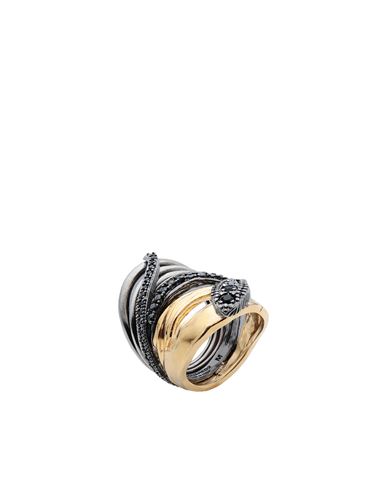 Shop Dsquared2 Woman Ring Gold Size M Metal