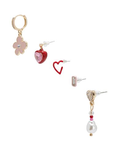 8 By Yoox Colorful Earrings Set Woman Earrings Gold Size - Metal Alloy, Enamel, Glass, Plastic