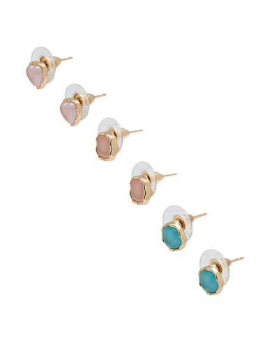8 By Yoox Double Color Multishape Earrings Woman Earrings Gold Size - Metal Alloy, Glass