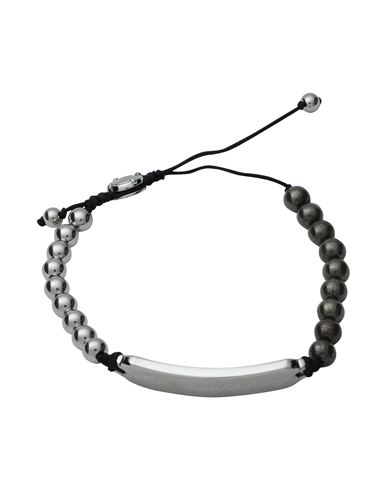 Diesel Beads Man Bracelet Silver Size - Stainless Steel