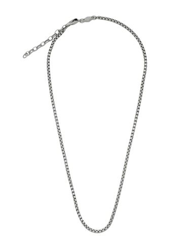 Fossil Jewelry Man Necklace Silver Size - Stainless Steel