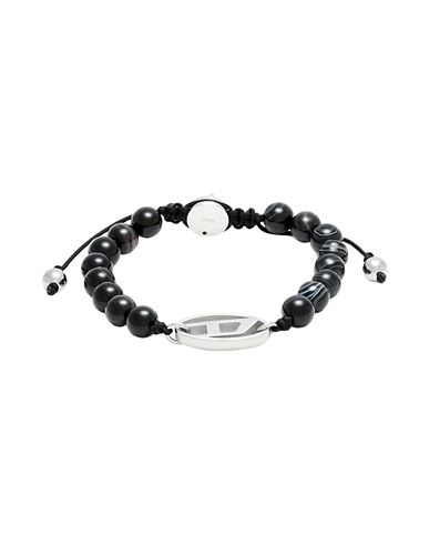 Diesel Beads Man Bracelet Black Size - Stainless Steel