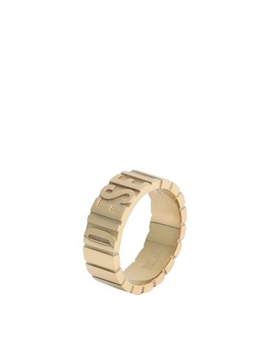 Diesel Ring Man Ring Gold Size Onesize Stainless Steel