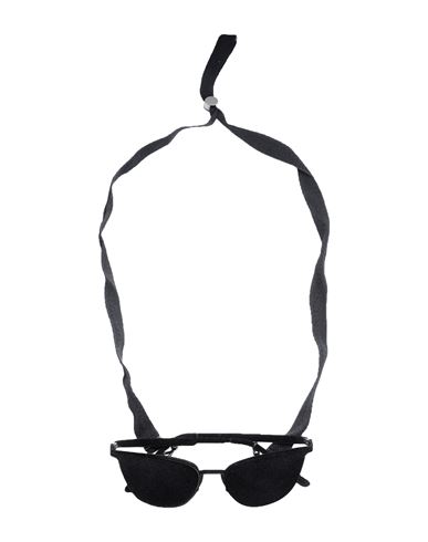 Mm6 Maison Margiela Woman Necklace Black Size - Textile Fibers