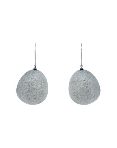 Brunello Cucinelli Woman Earrings Lead Size - Metal In Grey