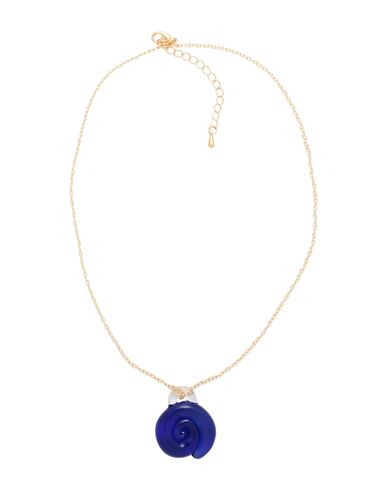 Levens Jewels Caracola Necklace Woman Necklace Blue Size - Borosilicate Glass, Brass