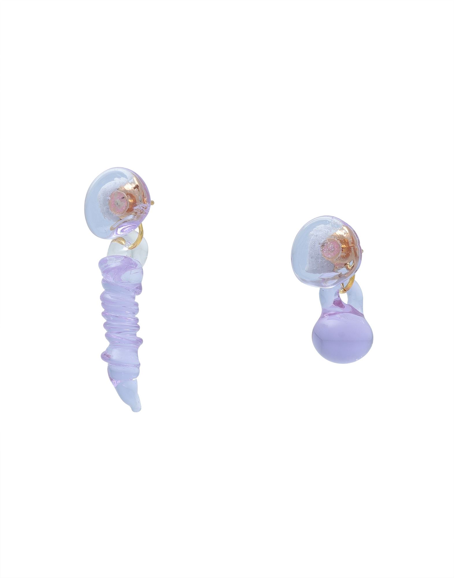 ԥ볫LEVENS JEWELS ǥ  饤å ۥ饹 95% / /֥饹 5% WATER DROPS EARRINGSLILAC