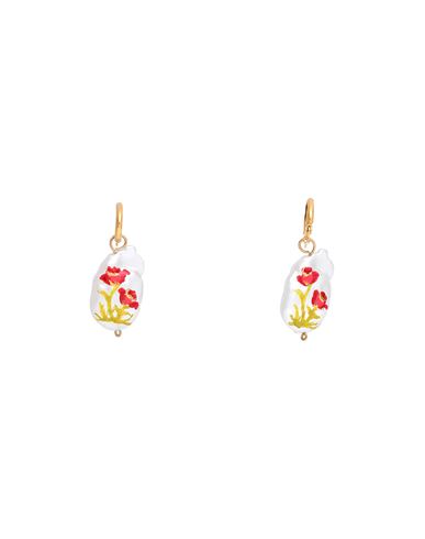 Taolei Woman Earrings White Size - 750/1000 Gold Plated