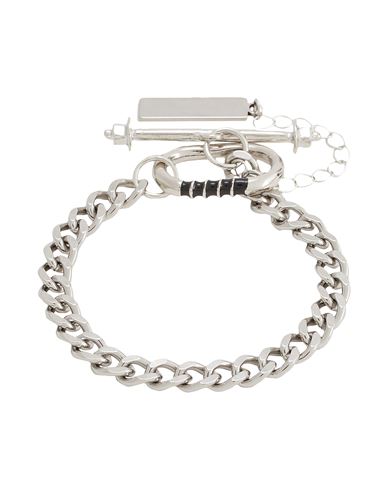 8 By Yoox Bar And Oval Joint Chain Bracelet Man Bracelet Silver Size - Metal