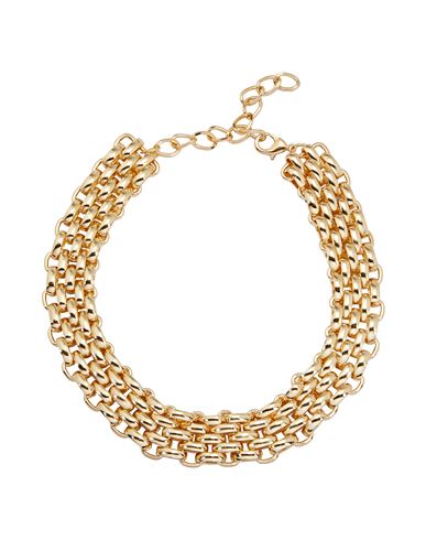8 By Yoox Multilayer Golden Chain Woman Necklace Gold Size - Iron