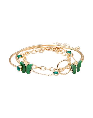 8 By Yoox Butterflies Rigid Bracelets And Chains Set Woman Bracelet Gold Size - Iron, Metal Alloy, R