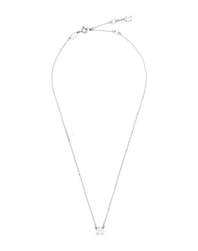 Swarovski Constella Pendant, Round Cut, White, Rhodium Plated Woman Necklace Silver Size - Metal, Rh In Metallic