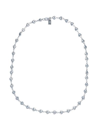 Crystal Haze Woman Necklace Silver Size - Brass