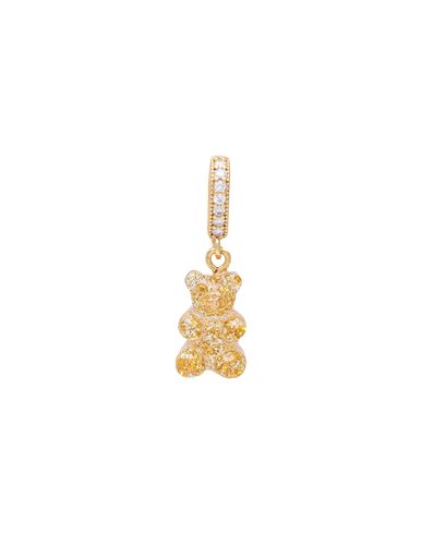 Crystal Haze Woman Pendant Gold Size - Brass, 750/1000 Gold Plated, Resin In Yellow