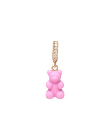 Crystal Haze Woman Pendant Fuchsia Size - Resin, Brass, 750/1000 Gold Plated, Cubic Zirconia In Pink