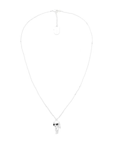 Karl Lagerfeld K/ikonik 2.0 Karl Necklace Woman Necklace Silver Size - Brass In Silver
