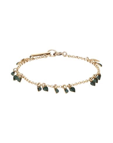 Isabel Marant Woman Bracelet Emerald Green Size - Brass, Tin, Polyurethane
