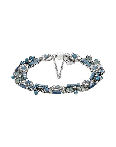 Ayala Bar Deep Frost Bracelet Woman Bracelet Blue Size - Brass, Crystal, Glass, Resin