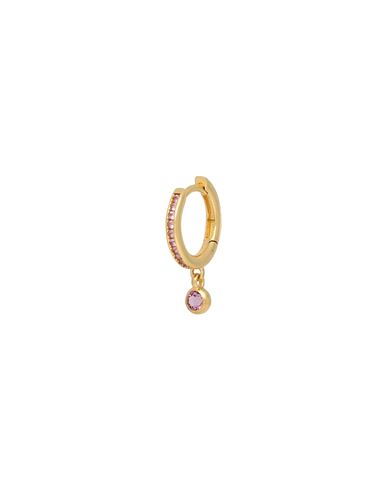Kurshuni Glint 3single Earring Woman Single Earring Gold Size - 925/1000 Silver, Cubic Zirconia