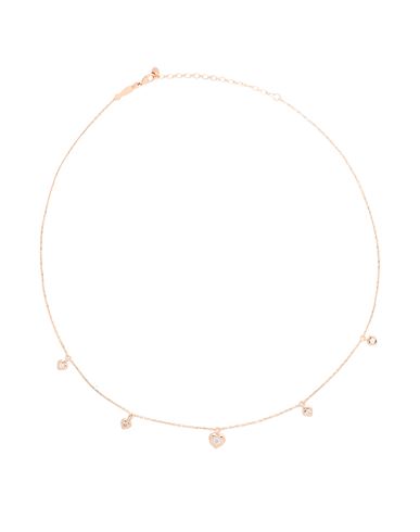 Kurshuni Debra Mult Necklace Woman Necklace Rose Gold Size - 925/1000 Silver, Cubic Zirconia